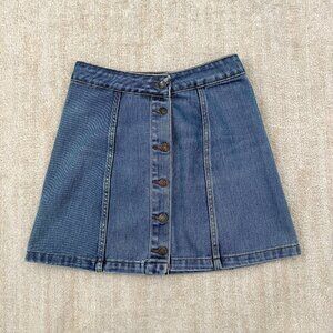 3 for $6 Topshop Moto Denim Mini Skirt 26